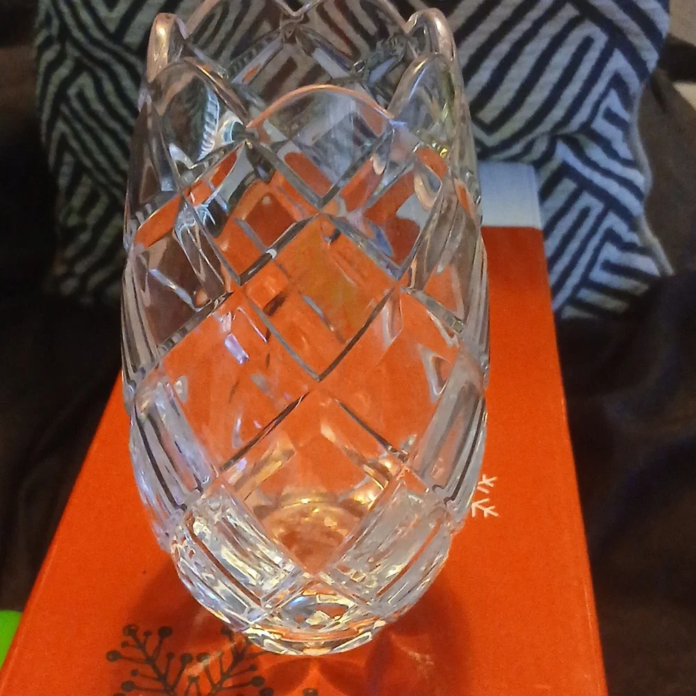 Mikasa Cut Glass Vase